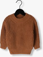 Cognacfarbene QUINCY MAE Pullover CHUNKY KNIT SWEATER - medium