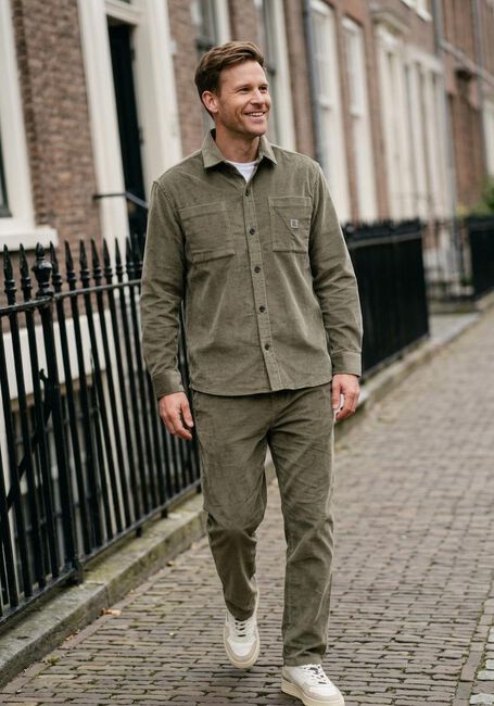 Khaki THE GOODPEOPLE Overshirt SNEWY - large
