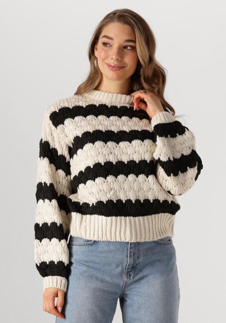 Weiße Y.A.S. Pullover YASBUBBA LS KNIT PULLOVER - large