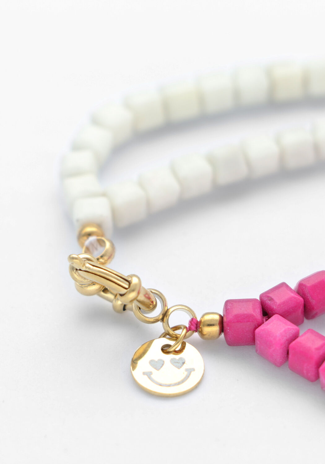 Rosane BONNIE STUDIOS Armb&auml;nder DOUBLE PINK BRACELET - large