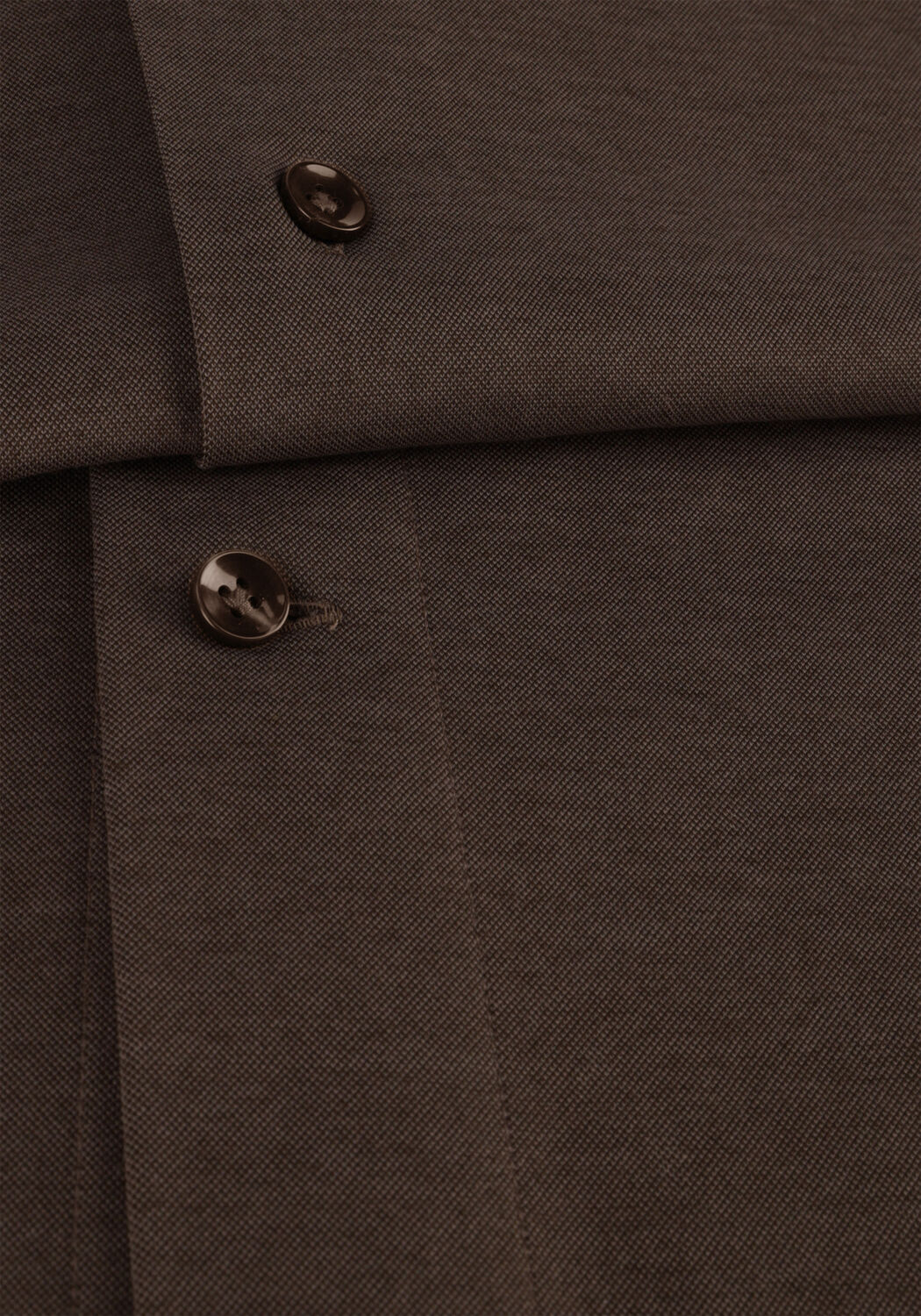 Braune PROFUOMO Klassisches Oberhemd SHIRT X-CUTAWAY SC SF - large