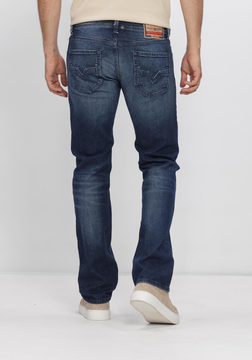 Dunkelblau DIESEL Straight leg jeans 1985 LARKEE - large