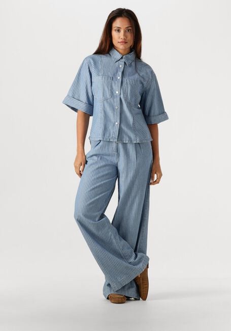 Hellblau AAIKO Weite Hose LOTTY STRIPE CO 568 - large