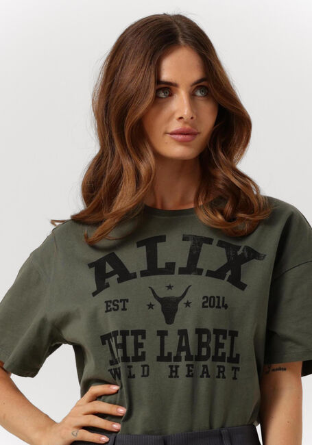 Grüne ALIX THE LABEL T-shirt LADIES KNITTED ALIX T-SHIRT - large
