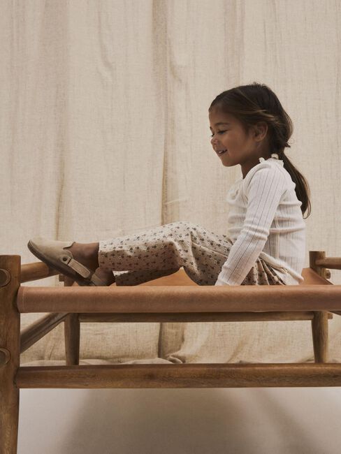 Beige LIL' ATELIER Hose NMFLACY REG PANT LIL - large