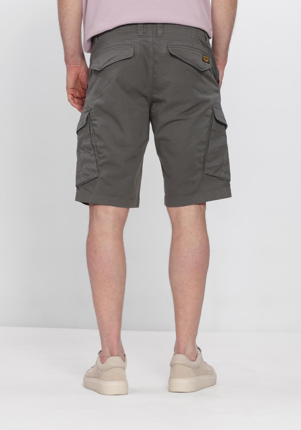 Khaki PME LEGEND Kurze Hose NORDROP CARGO SHORTS STRETCH TWILL - large