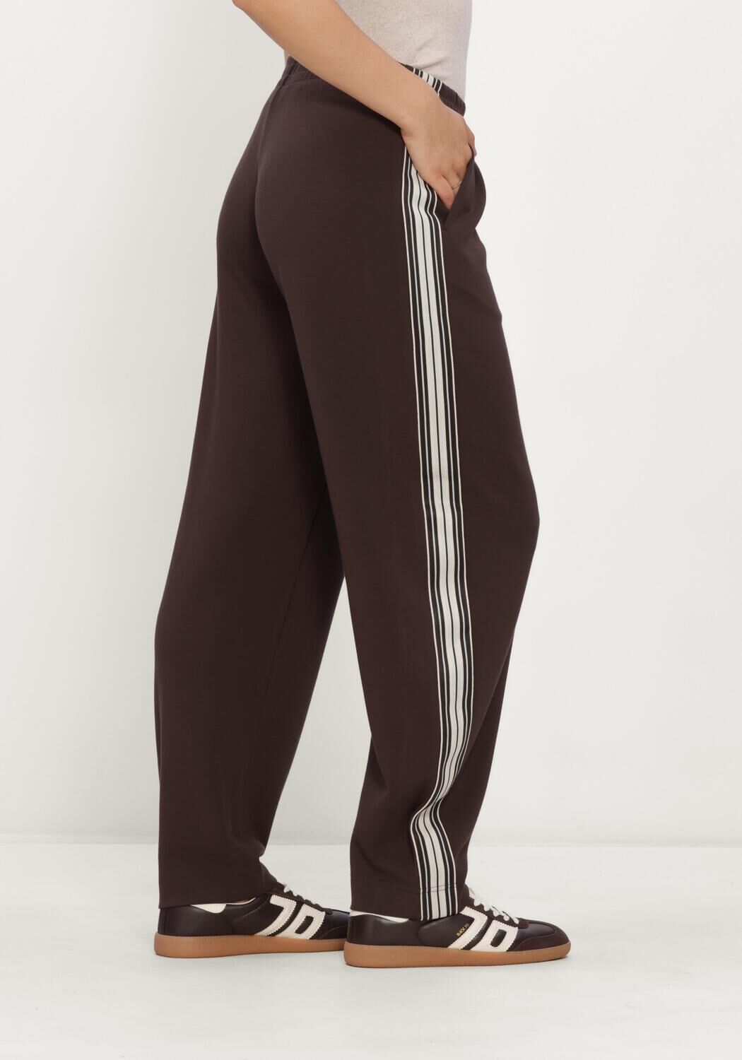 Braune MOS MOSH Jogginghose MMARDIE BARREL SWEATPANT - large