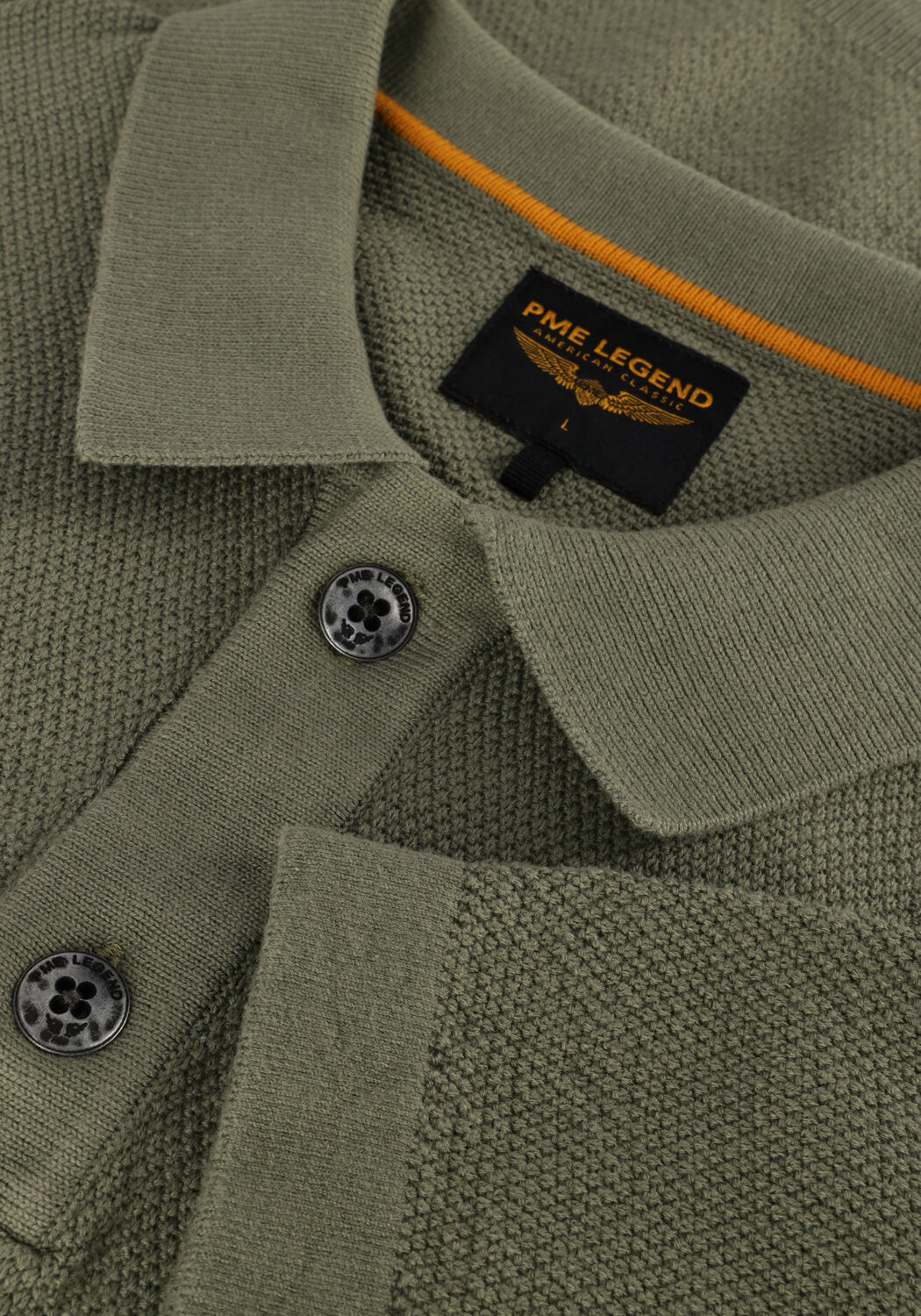 Gr&uuml;ne PME LEGEND Polo-Shirt SHORT SLEEVE POLO KNITTED - large