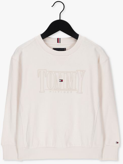 Weiße TOMMY HILFIGER Sweatshirt CORD APPLIQUE SWEATSHIRT - large