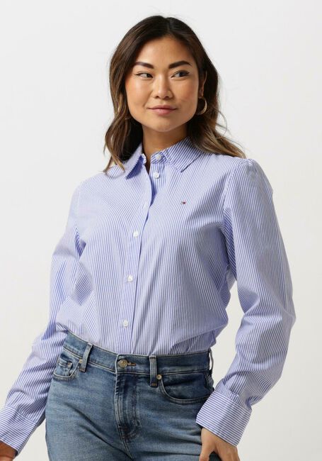 Hellblau TOMMY HILFIGER Bluse ESSENTIAL STP REGULAR SHIRT | Omoda