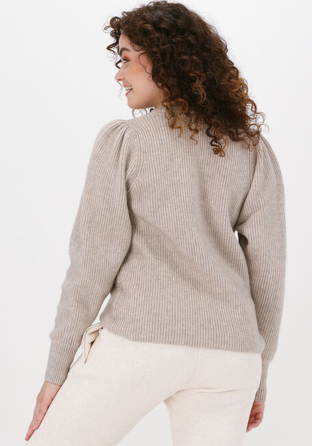 Sand CO'COUTURE Pullover ROW PUFF KNIT - large
