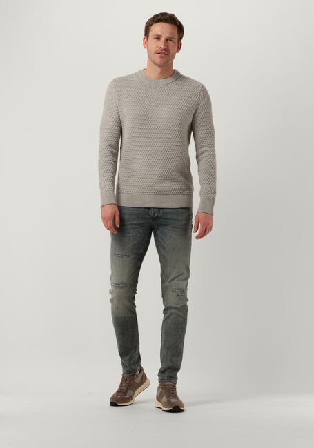 Dunkelgrau SELECTED MEN Pullover REMY LS KNIT ALL STU CREW NECK W CAMP - large