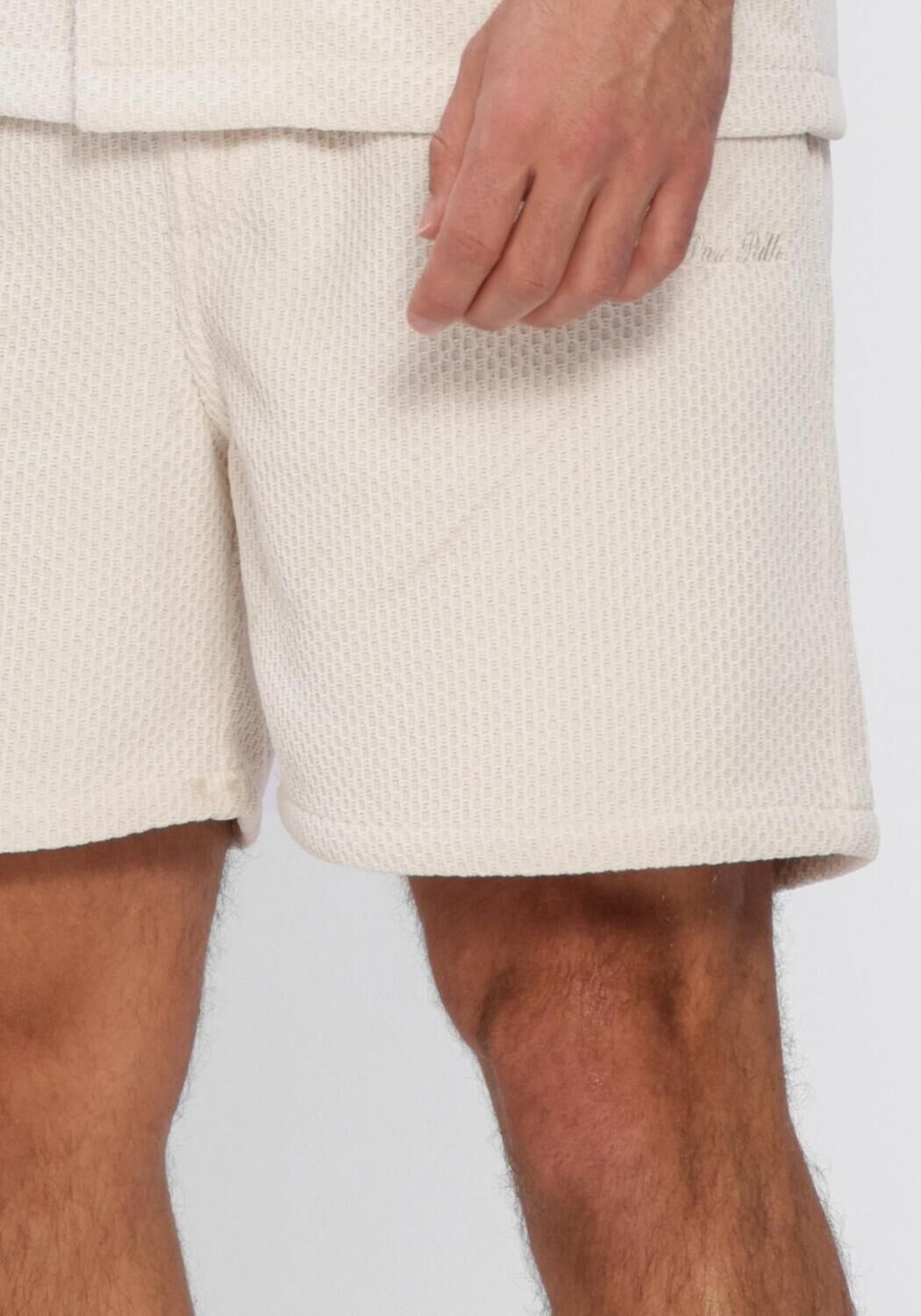 Beige PURE PATH Kurze Hose HONEYCOMB SHORTS - large