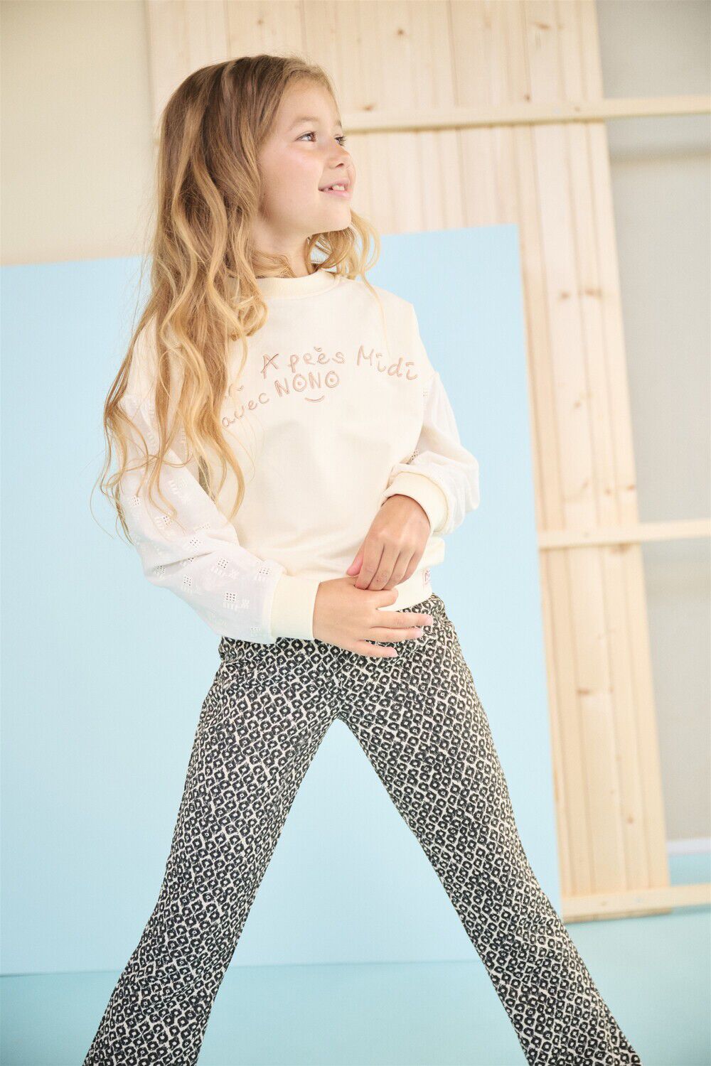 Ecru NONO Sweatshirt KONONO SWEATER - large