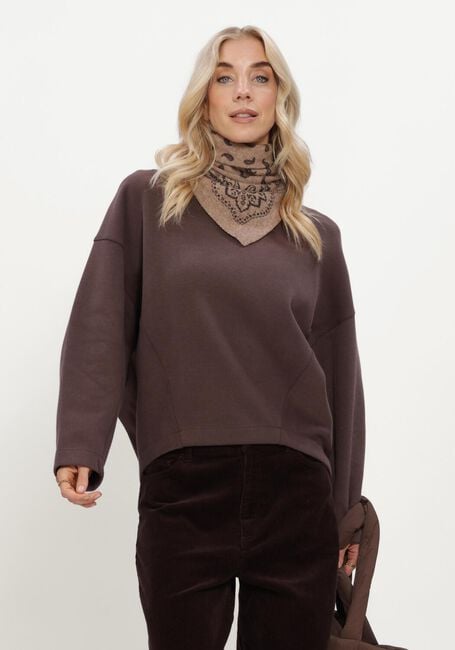 Braune MSCH COPENHAGEN Sweatshirt MSCHMARLETTA SWEATSHIRT - large