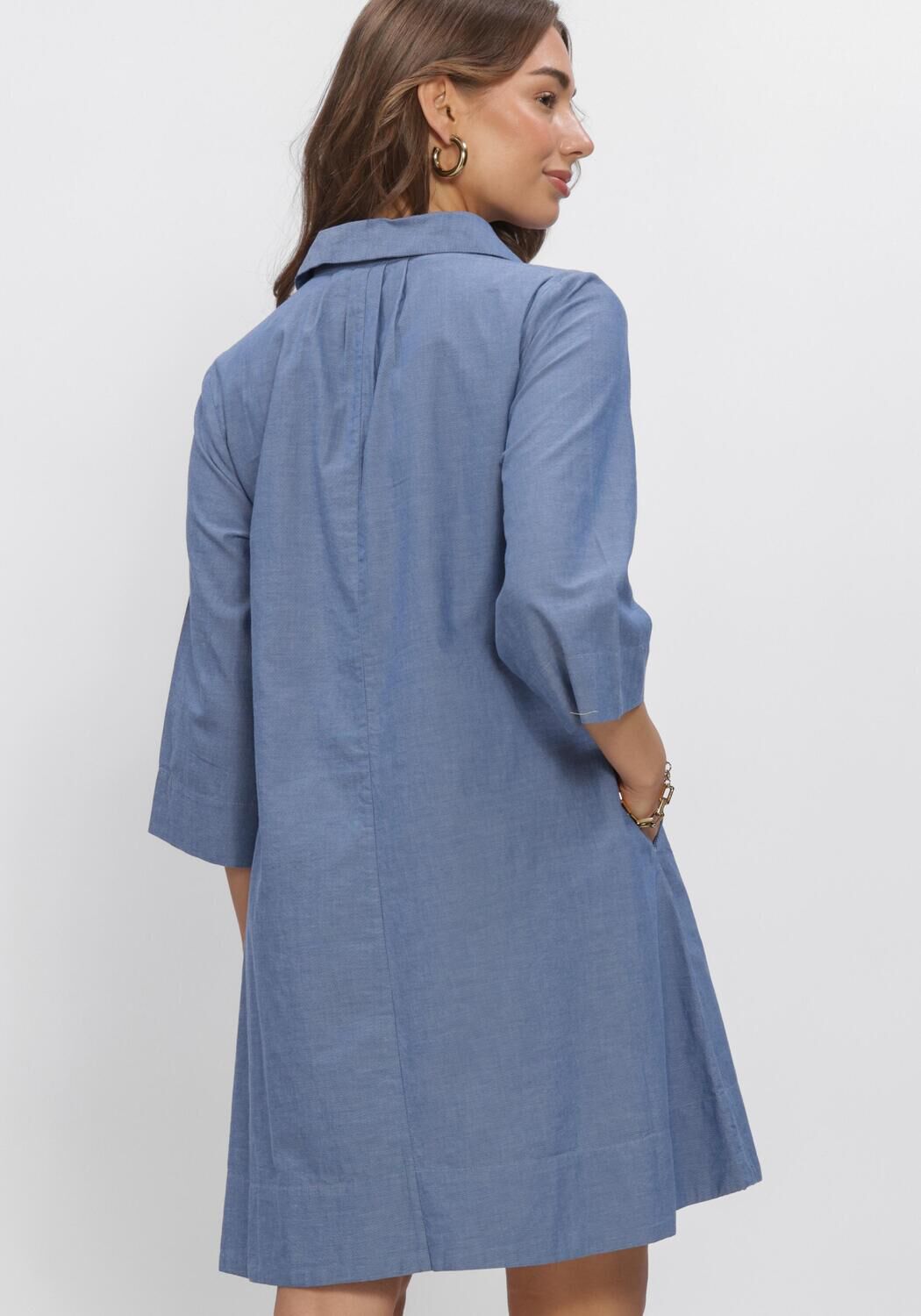 Dunkelblau SELECTED WOMEN Minikleid SLFKIRA TALIA OVERSIZE 3/4 DRESS - large