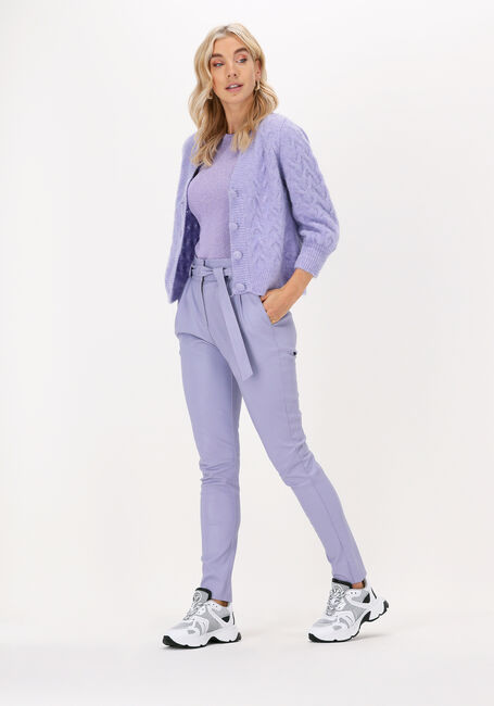 Lila IBANA Hose PAULA STRETCH LEATHER - large