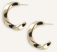Goldfarbig NOTRE-V Ohrringe EARRING BIG TWISTED HOOP - medium