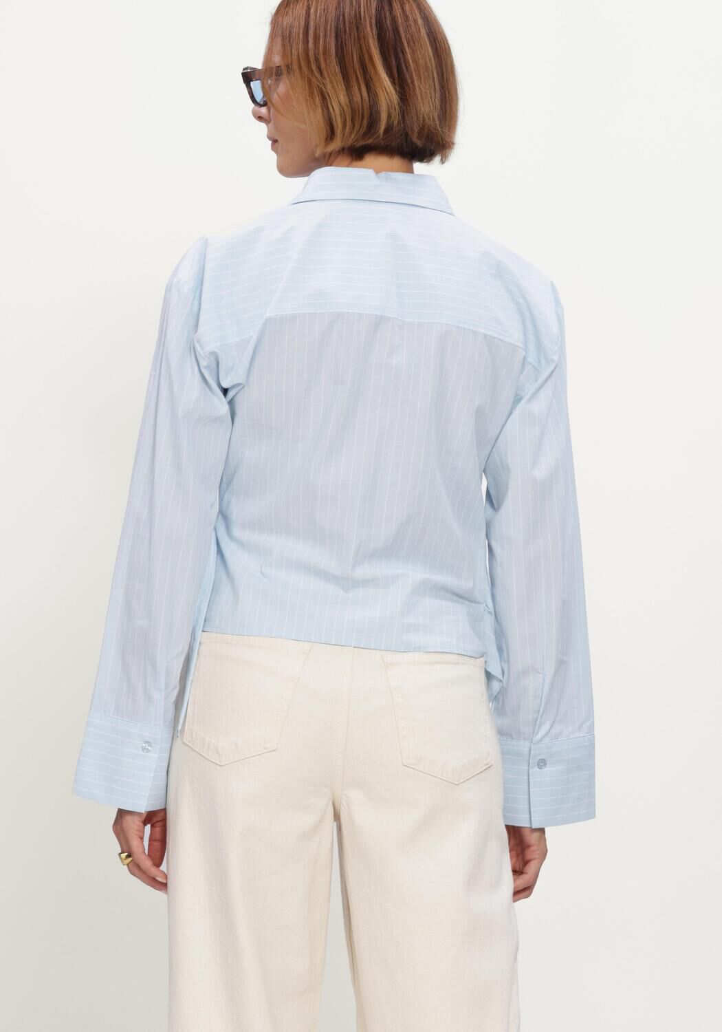 Hellblau MY ESSENTIAL WARDROBE Top MWBELLA BELT SHIRT - large