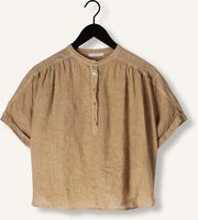 Khaki BY-BAR Blusen AXEL LINNEN BLOUSE Khaki BY-BAR Blusen AXEL LINNEN BLOUSE - medium