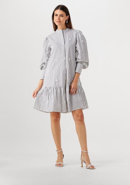 Weiße Y.A.S. Minikleid YASEMURA LS DRESS - large