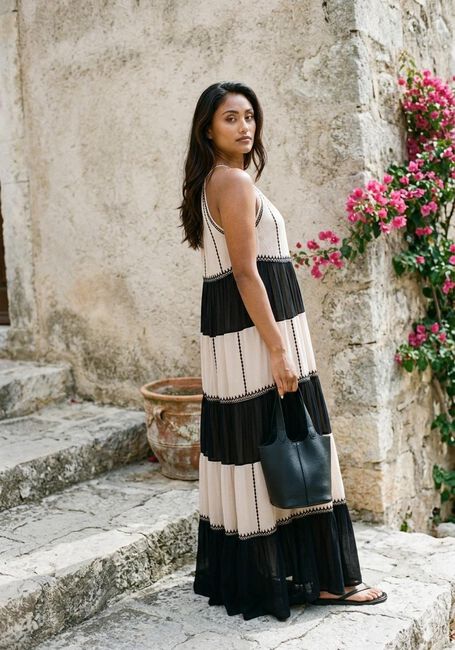 Mehrfarbige/Bunte IBANA Maxikleid DUNYA - large