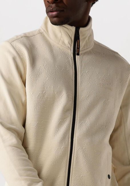 Creme PME LEGEND Strickjacke ZIP JACKET JACQUARD INTERLOCK SWEAT - large