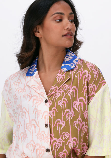 Mehrfarbige/Bunte SCOTCH & SODA Blusen OVERSIZED PRINTED BEACH SHIRT - large