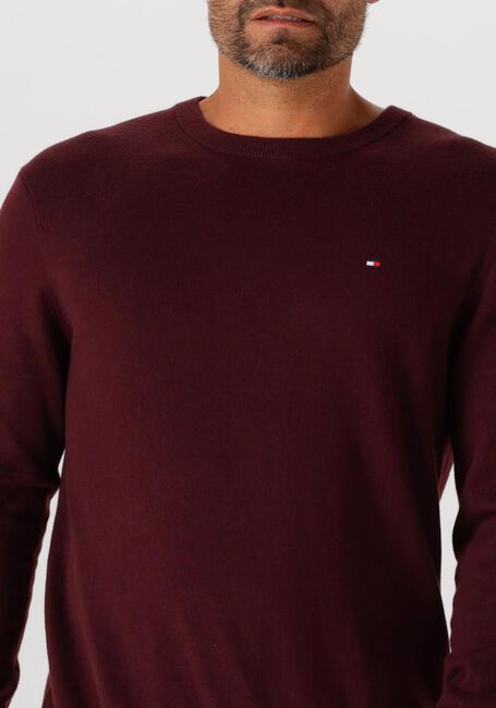 Bordeaux TOMMY HILFIGER Pullover PIMA ORG CTN CASHMERE CREW NECK - large