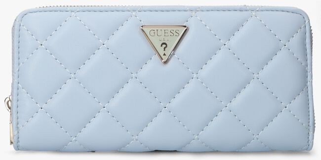 Blaue GUESS Portemonnaie CESSILY SLG LARGE ZIP AROUND - large