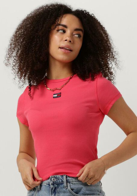 Rosane TOMMY JEANS T-shirt TJW BBY RIB XS BADGE - large