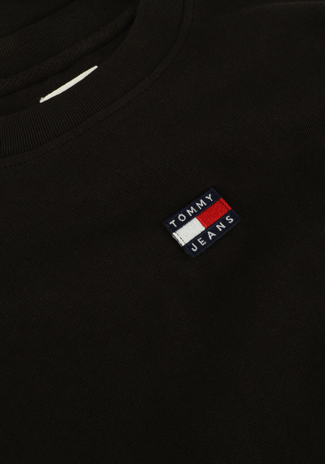 Schwarze TOMMY JEANS Minikleid TJW XS BADGE TEE DRESS - large