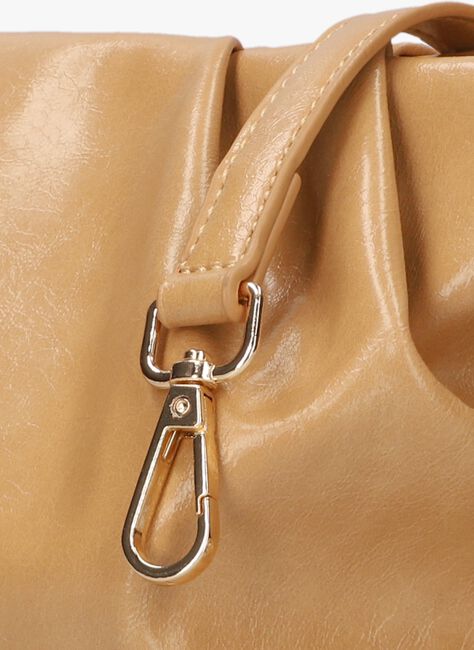 Camelfarbene ALIX THE LABEL Umhängetasche LADIES CRACKED FAUX LEATHER SMALL BAG - large