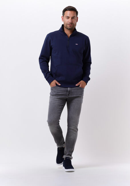 Dunkelblau TOMMY JEANS Strickjacke TJM REGULAR FLEECE MOCK NECK - large