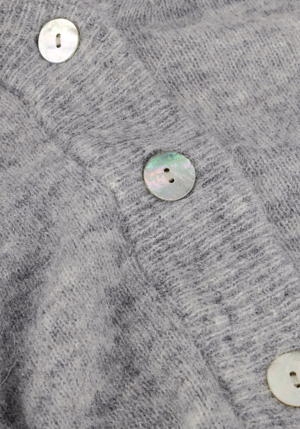 Graue MSCH COPENHAGEN Strickjacke MSCHPETRINELLE HOPE CARDIGAN - large