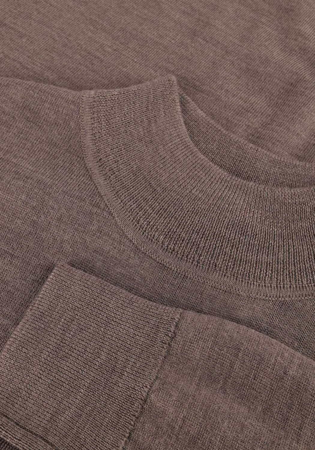 Braune PROFUOMO Rollkragenpullover PULLOVER MOCK NECK MERINO - large