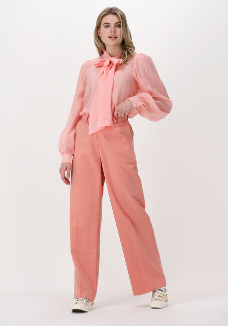 Orangene HUNKON Bluse THERESA SHIRT - large