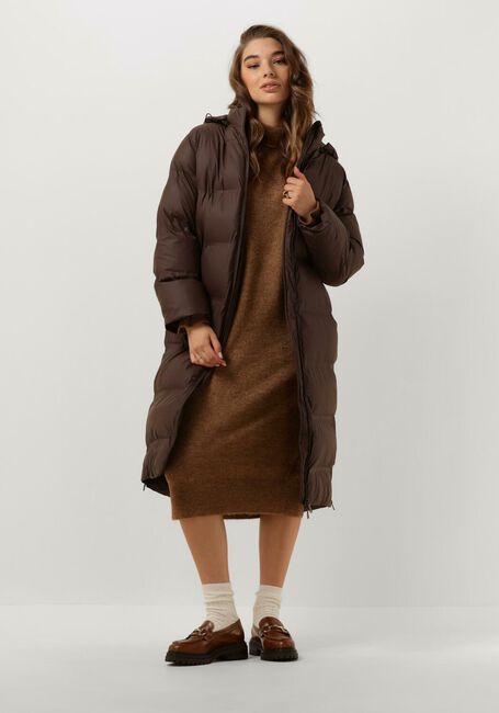 Braune NEO NOIR Wattierte Jack VIVIANA C PUFFER JACKET - large