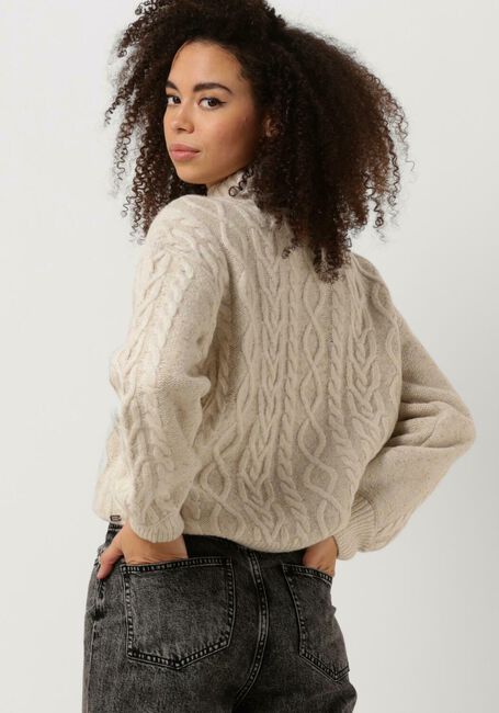Sand SCOTCH & SODA Pullover KNITTED LUREX WOOL BLEND PULLOVER - large