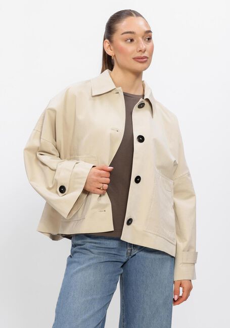 Beige MY ESSENTIAL WARDROBE Jack LYONMW OS SHORT JACKET - large