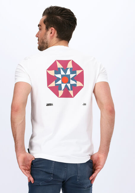 Weiße SCOTCH & SODA T-shirt GRAPHIC JERSEY T-SHIRT - large