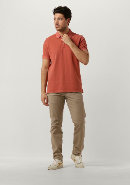 Rote PME LEGEND Polo-Shirt SHORT SLEEVE POLO GARMENT DYE - large