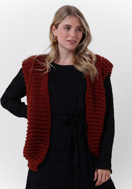 Rote NOTRE-V Gilet KNIT GILET - large