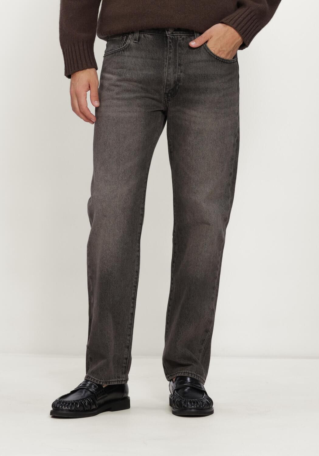 Dunkelgrau LEVI'S Straight leg jeans 555 RELAXED STRAIGHT BACK ON THE BLOCK - large