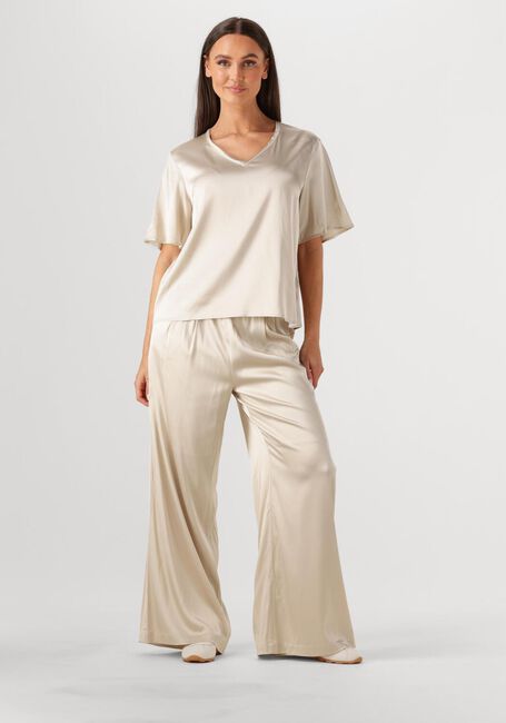 Creme MOS MOSH Blusen MMEVIE V-NECK SATIN BLOUSE - large