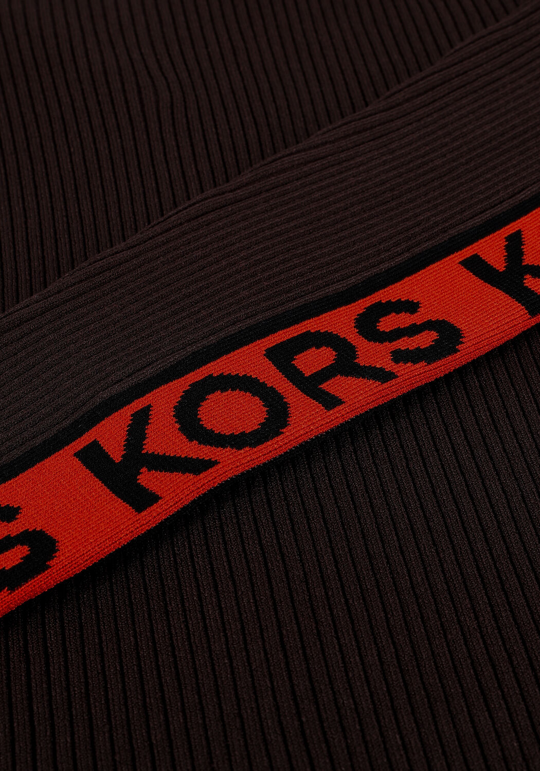 Braune MICHAEL KORS Minikleid ECO KORS TAPE TNK DRS - large