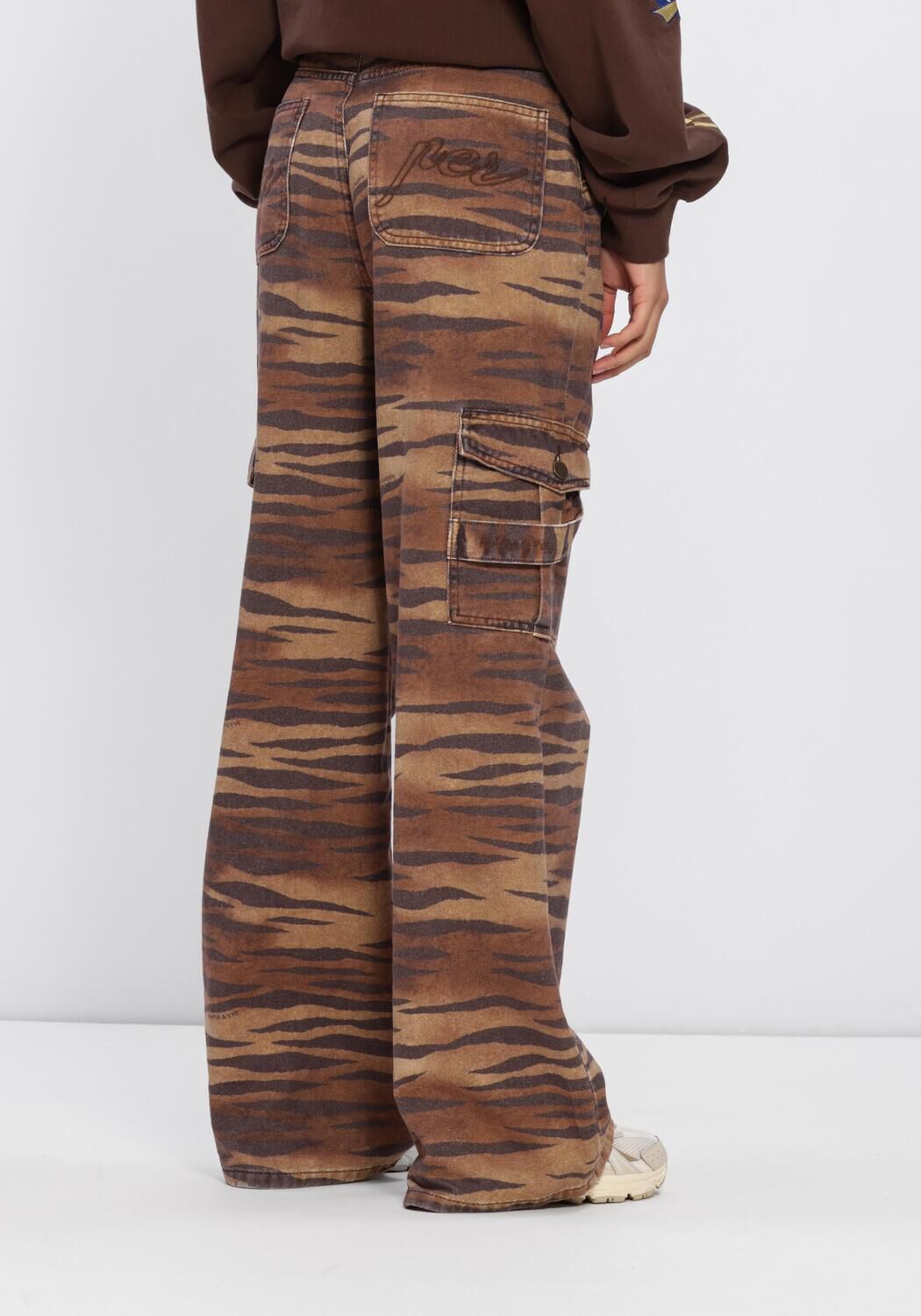 Braune HARPER & YVE Weite Hose STELLA-PA - large