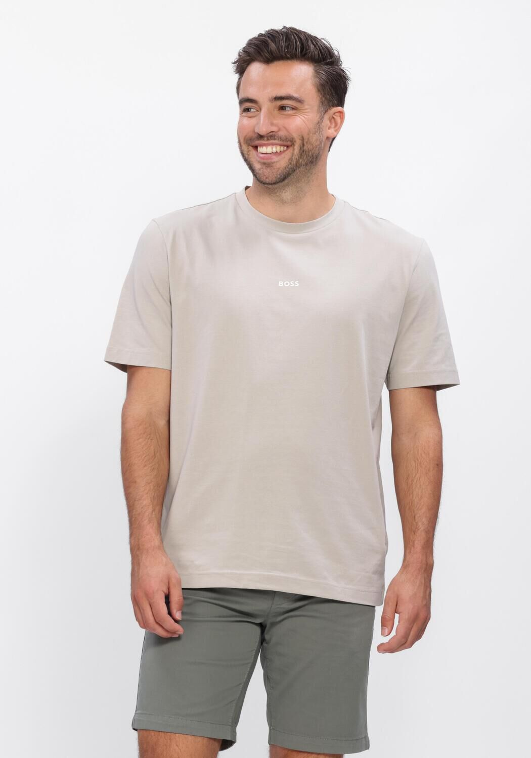 Beige BOSS ORANGE T-shirt TCHUP - large