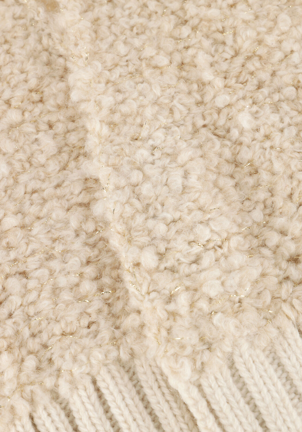 Ecru NUKUS Strickjacke BELLE CARDIGAN - large