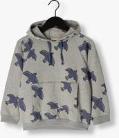Graue CARLIJNQ Sweatshirt FREE LIKE A BIRD - HOODIE SWEATER - medium
